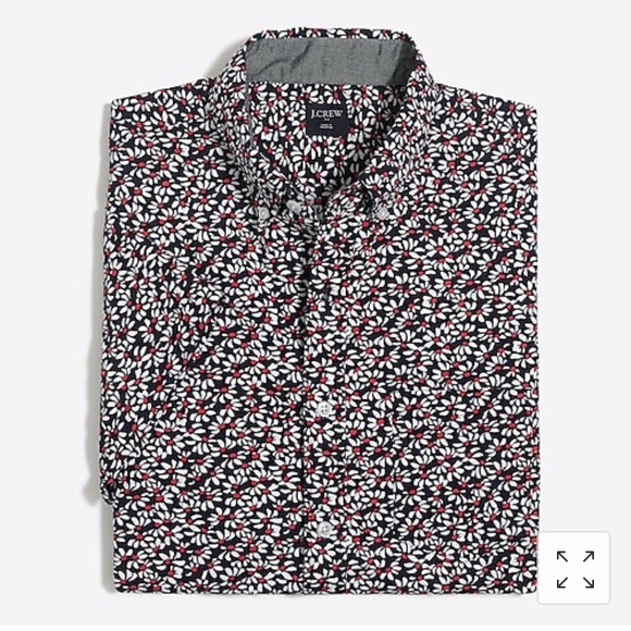 J Crew Factory NWT short sleeve floral print short - Picture 3 of 6